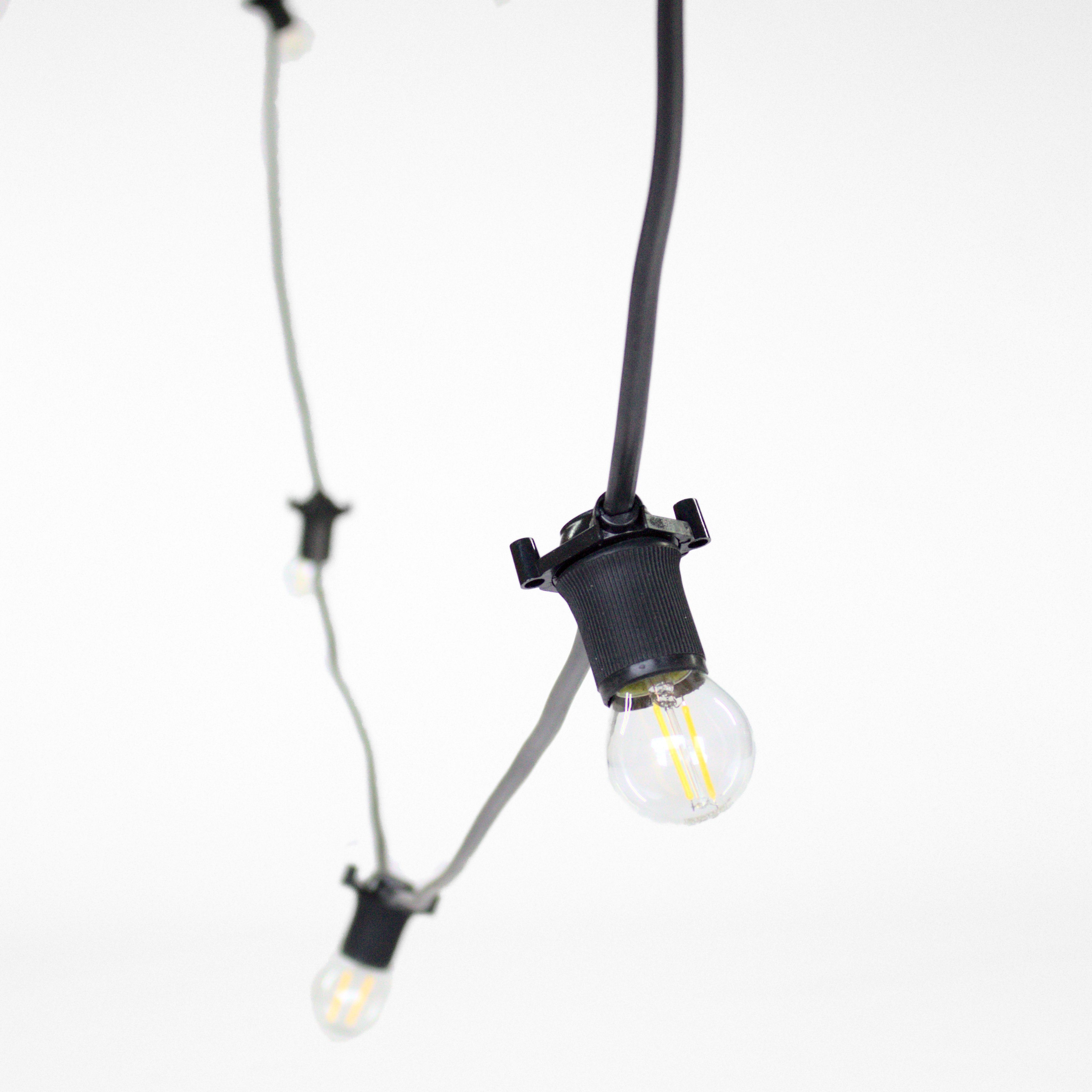 Festoon lighting - Buffalo Tipi and Marquee hire - West Country and Cotswolds