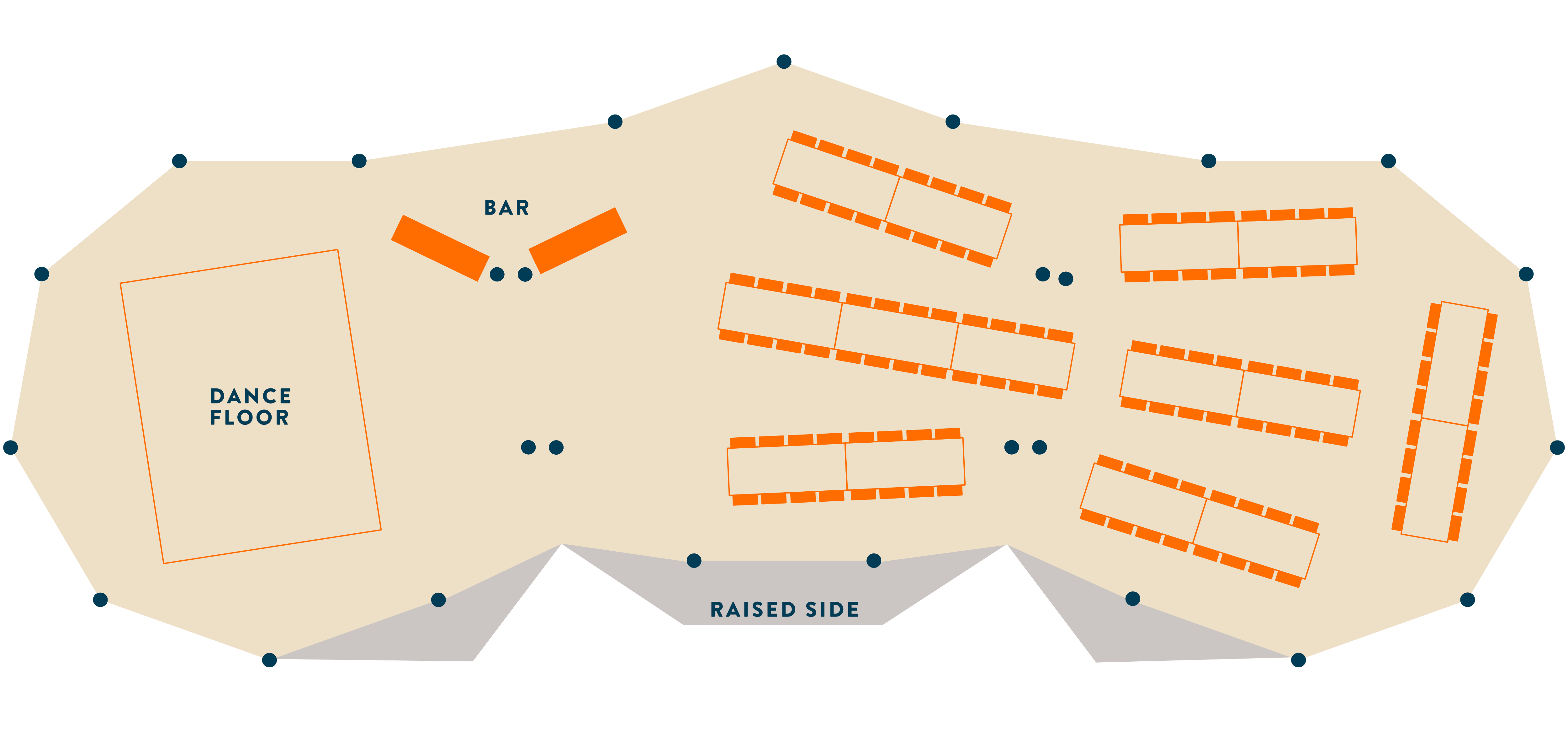 Three Stratus Tipis floor plan - Buffalo Tipi and Marquee hire - West Country and Cotswolds