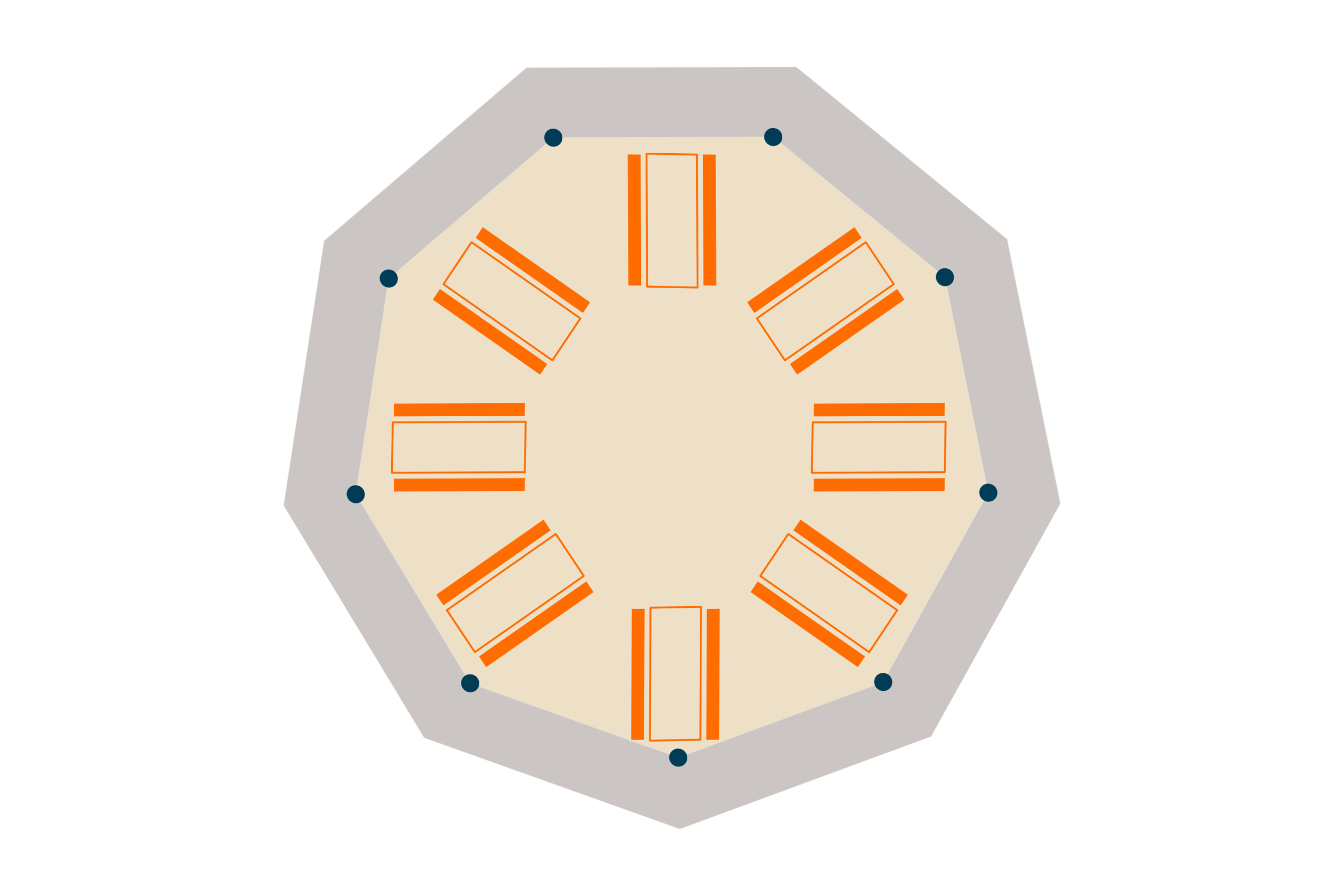 Tipi floor plan - Buffalo Tipi and Marquee hire - West Country and Cotswolds