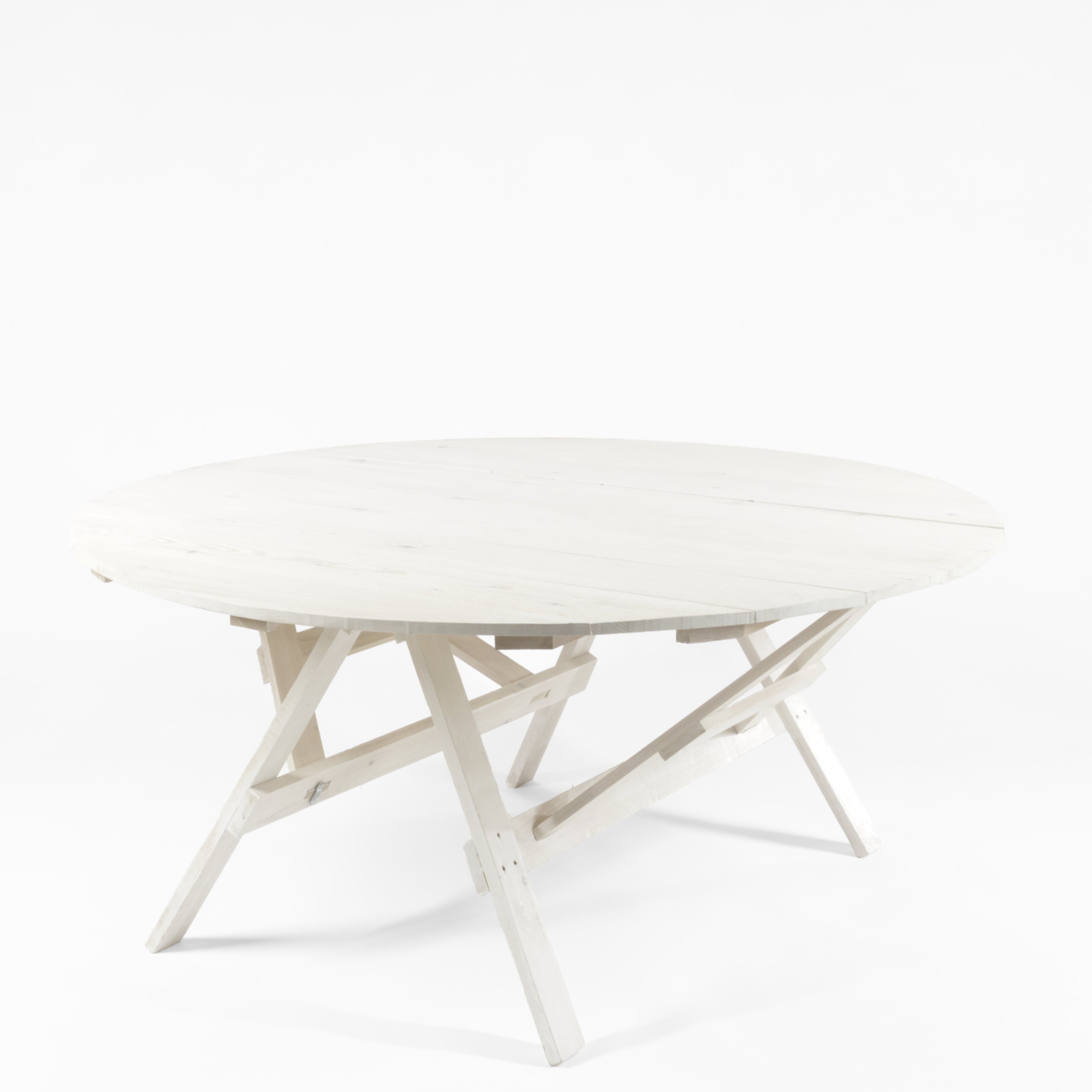 White Timber Rounb Table3