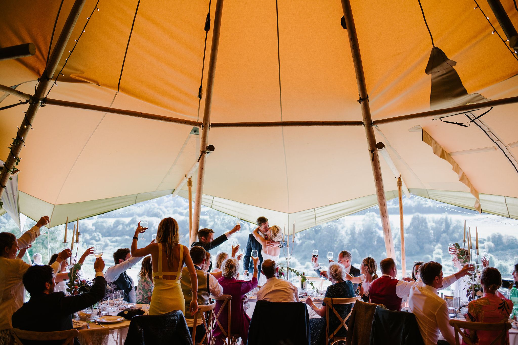 Summer Wedding Tipi