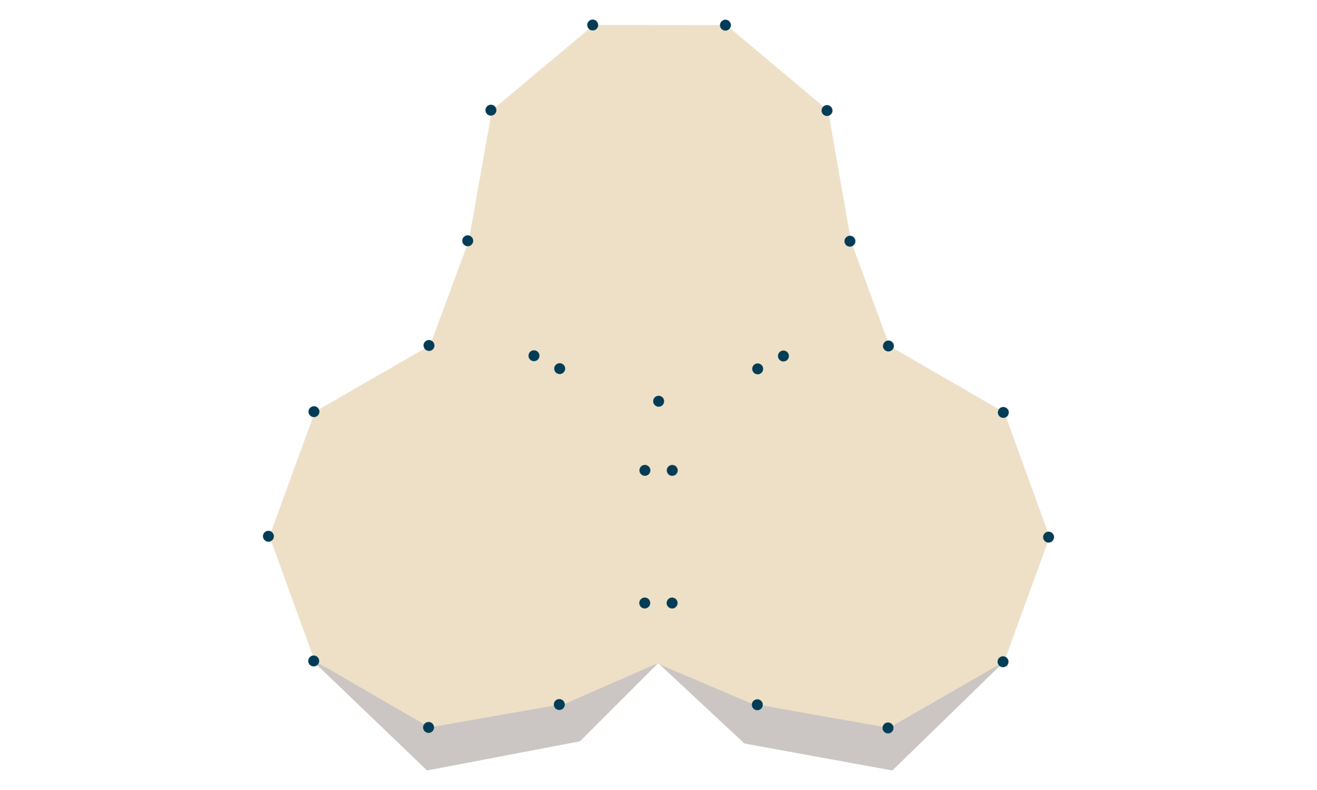 Tipi packages floor plan - Buffalo Tipi and Marquee hire - West Country and Cotswolds