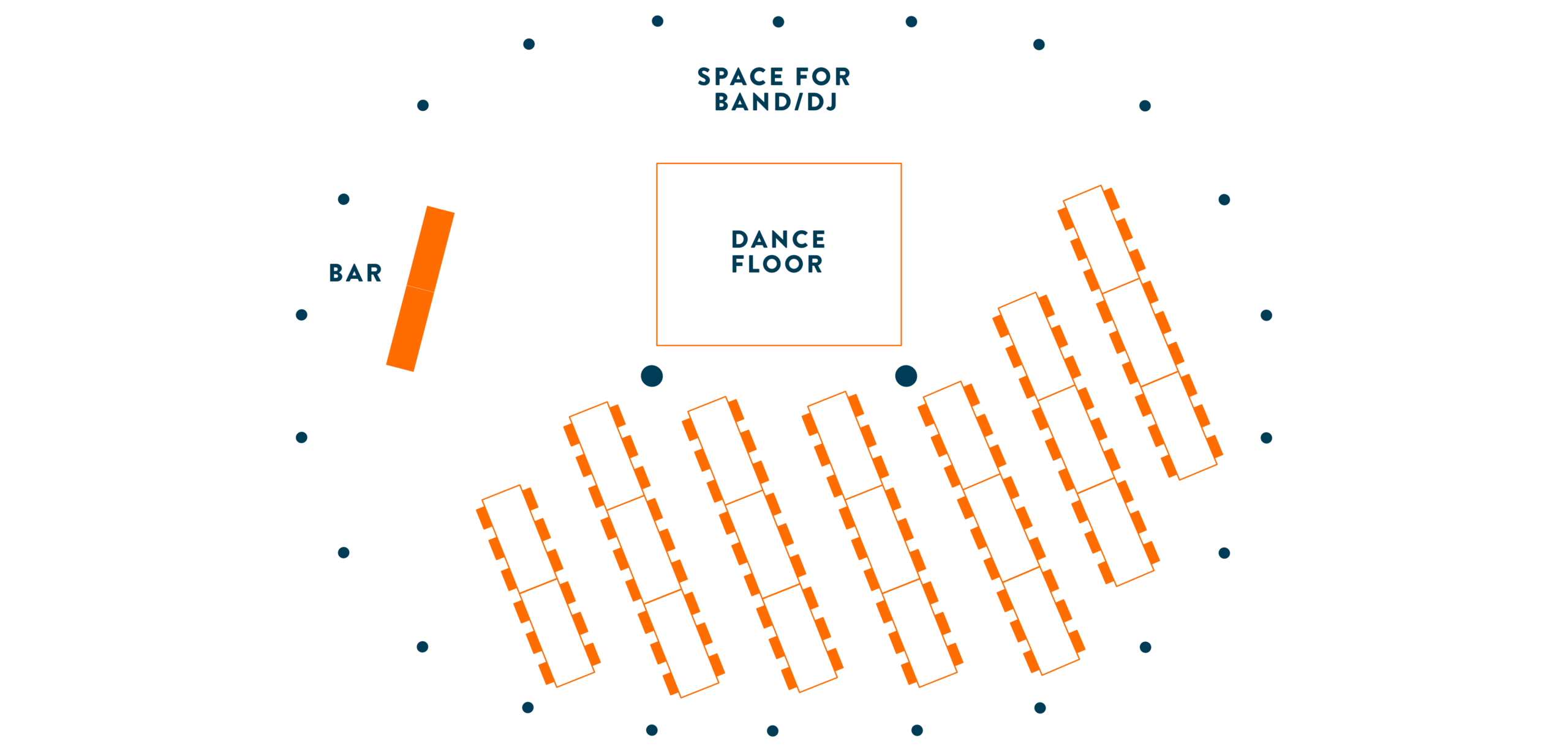 Farleigh Sailcloth Marquee floor plan - Buffalo Tipi and Marquee hire - West Country and Cotswolds