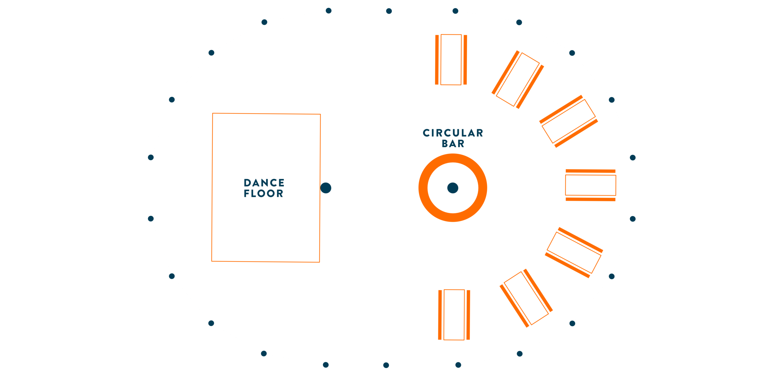 Guyers Sailcloth Marquee floor plan - Buffalo Tipi and Marquee hire - West Country and Cotswolds