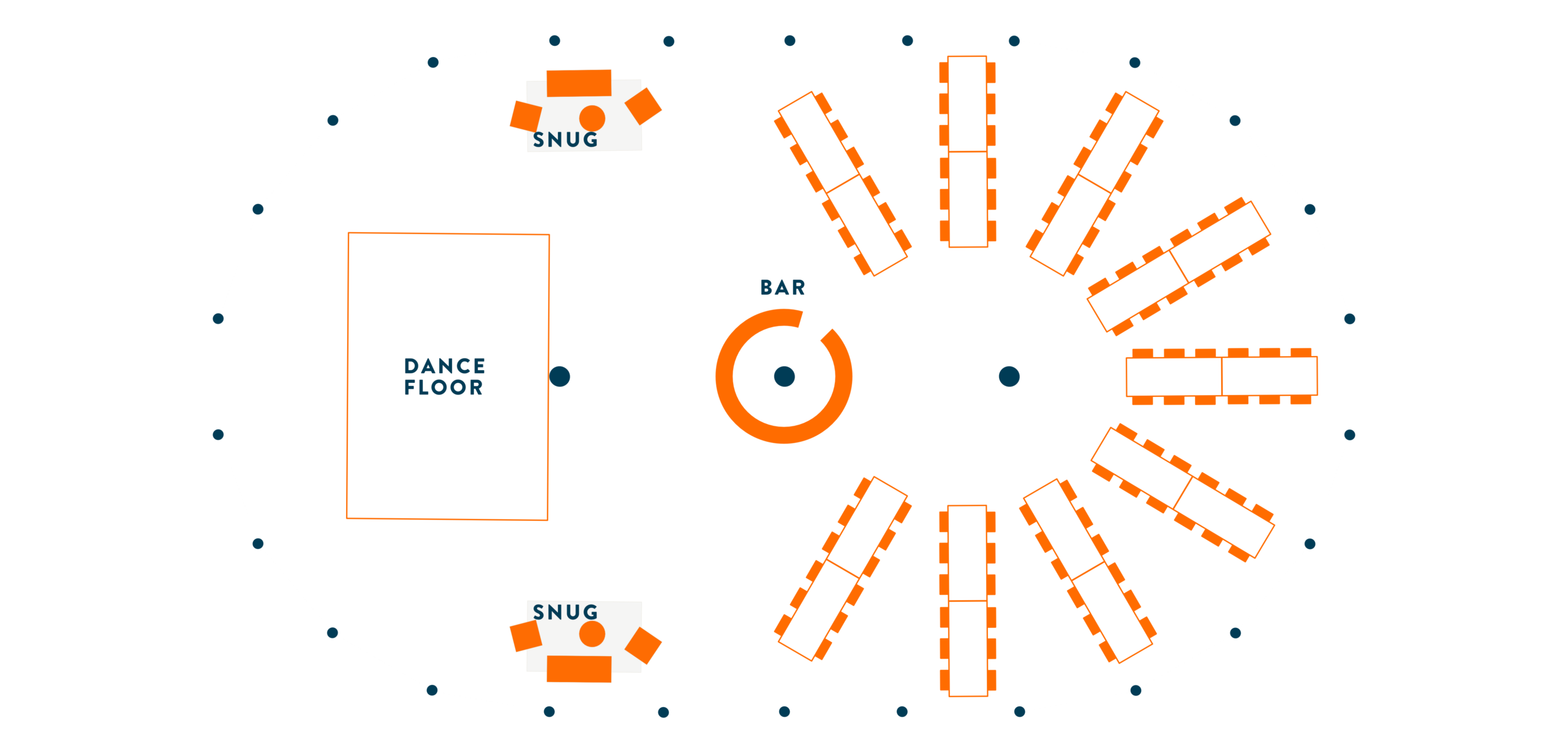 Iford Sailcloth Marquee floor plan - Buffalo Tipi and Marquee hire - West Country and Cotswolds