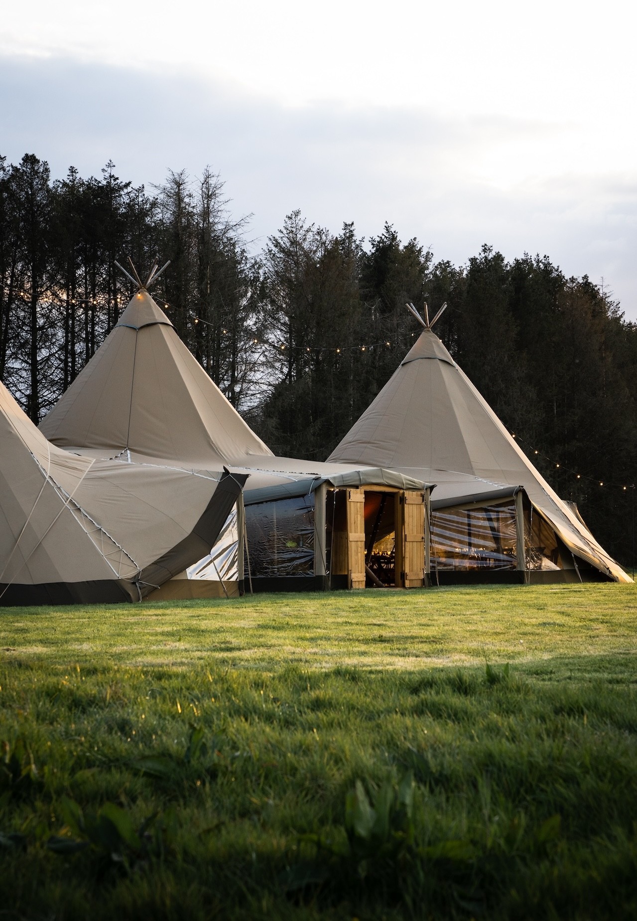 Event tipi for hire - Buffalo Tipi and Marquee hire - West Country and Cotswolds