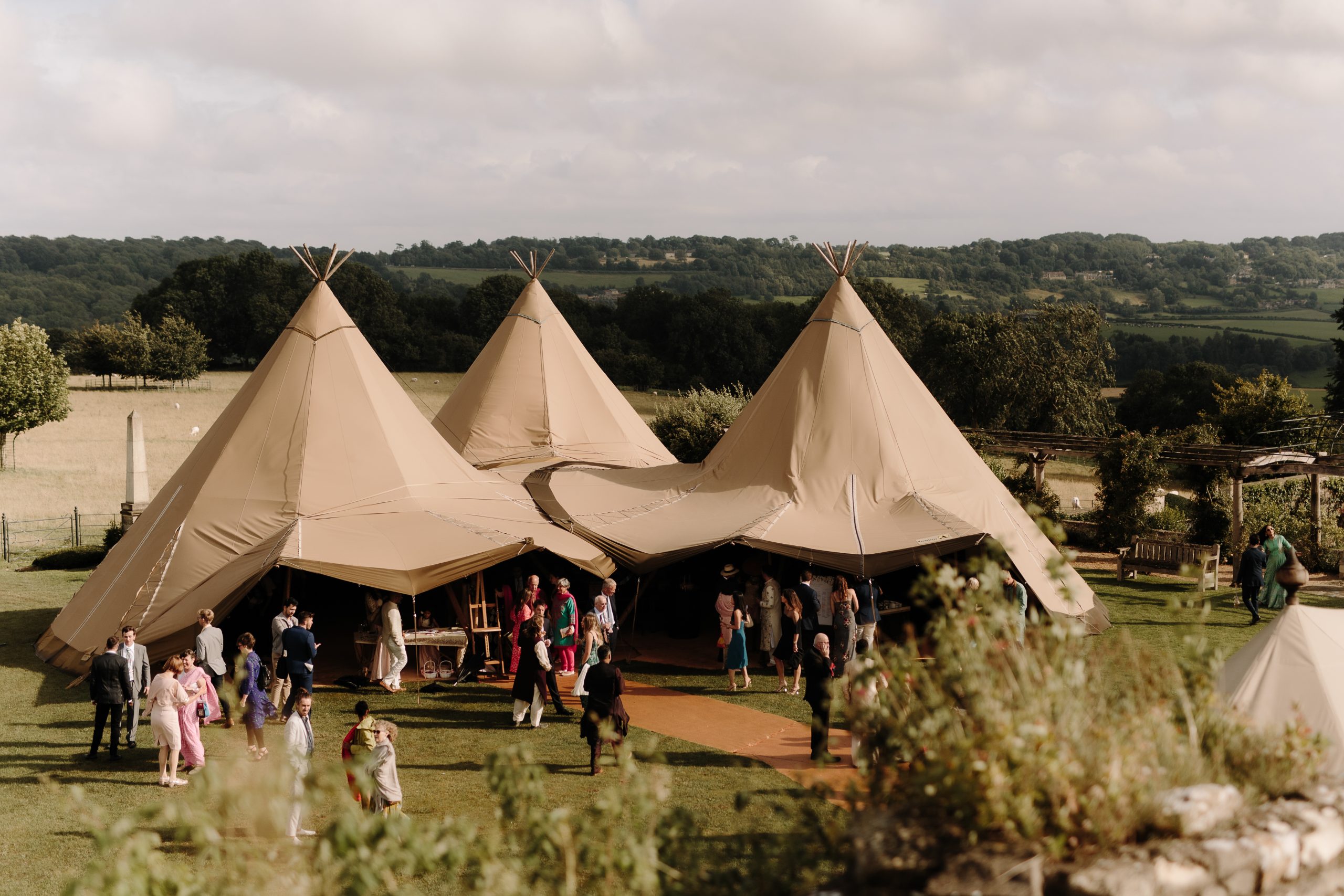 Wedding tipis - Buffalo Tipi and Marquee hire - West Country and Cotswolds